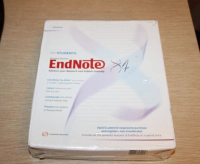 Endnote X4 Workstation for (PC Windows) Research Publishing Brand New Sealed - Image 1 of 4