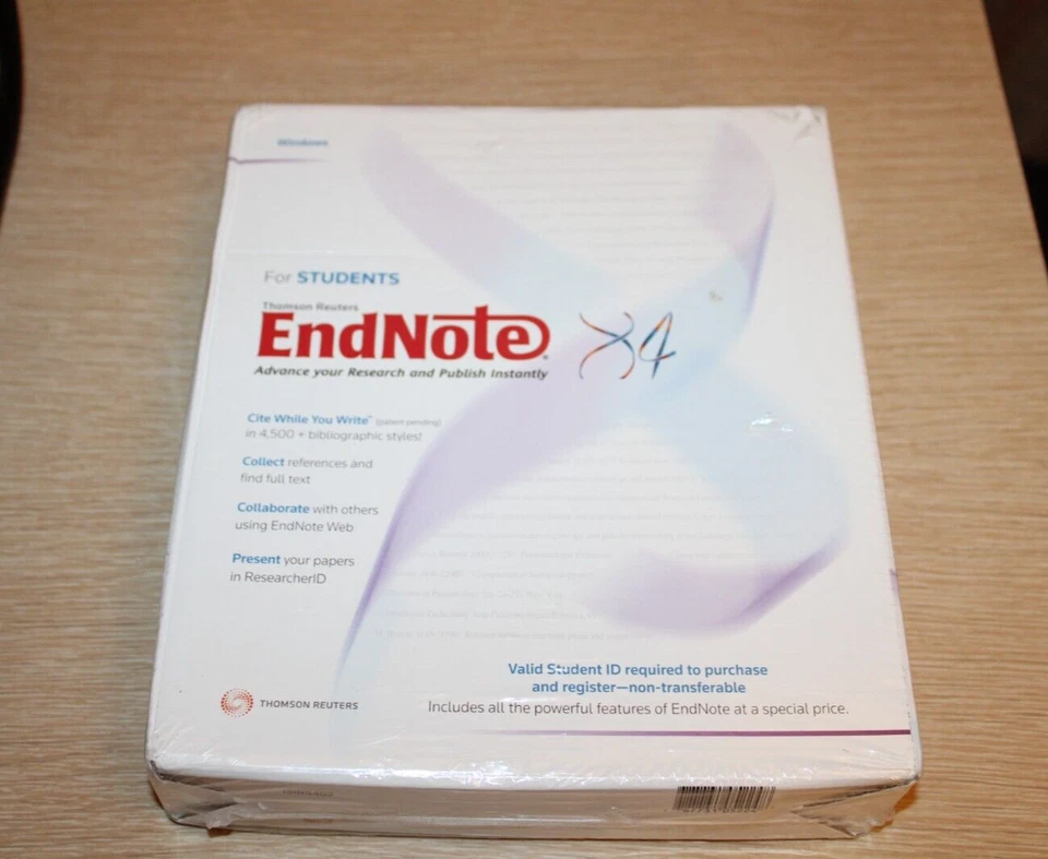 Endnote X4 Workstation for (PC Windows) Research Publishing Brand New Sealed - Image 1 of 4