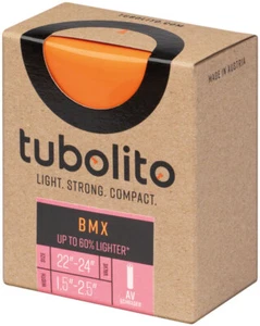Tubolito Tubo BMX Tube - 22/24 x 1.5-2.5", 40mm Schrader Valve, Orange - Picture 1 of 3