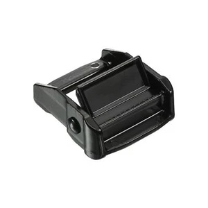 Zinc Alloy 38mm Thin Type Webbing Buckle Metal Press Cam Lock, Black - Picture 1 of 5