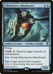 ETHERSWORN ADJUDICATOR - MTG Commander 2016 Mythic Rare Artifact Creature - Picture 1 of 1