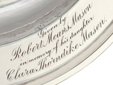 Antique Victorian Sterling Silver Communion Set