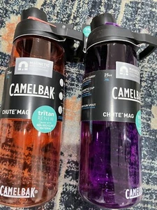 2 X Camelbak Chute Mag Tritan Renovación Magnética Gorra de Almacenamiento Rápido a Prueba de Fugas 25 oz - Imagen 1 de 12