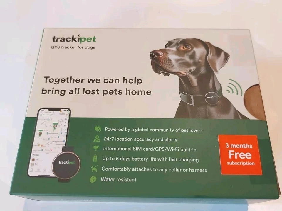 Trackipet GPS tracker for dogs,Together We Can Help Bring All Lost  Pets Home. - Image 1 of 4