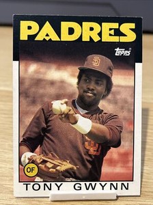 1986 Topps Tony Gwynn #10 San Diego Padres HOF (B7)