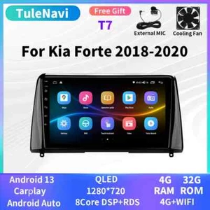Radio estéreo para automóvil para Kia Forte 2018-2020 reproductor de video multimedia automático pantalla GPS - Imagen 1 de 32