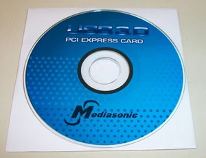 Quick Installation Guide, Driver CD Disc, Box Mediasonic HP1-SU3 USB 3 PCIe Card - Picture 1 of 4