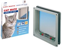 cat mate large cat door white