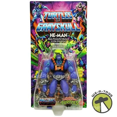Figura de acción MOTU Origins Turtles of Grayskull Wave 1 He-Man Mattel 2023 Foto 1 de 4