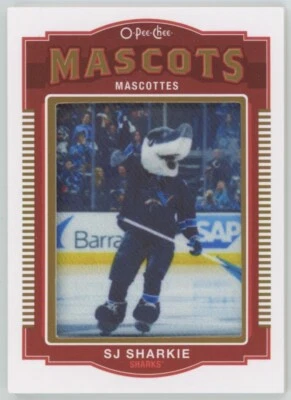 2015-16 O-PEE-CHEE SJ Sharkie MASCOTS PATCH P-93 Ultra Rare! - Image 1 of 2