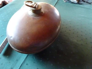 Wärmflasche Bettwärmer Kupfer rein , alt antik Vintage Deko - Bild 1 von 7