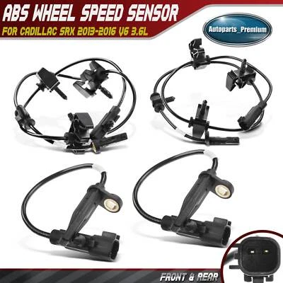 4 件前后 ABS 车轮速度传感器适用于凯迪拉克 SRX 2013-2014 2016 V6 3.6L — 第 1/4 张图片
