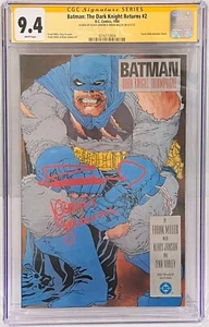 Batman Dark Knight Returns #2 (1986) CGC 9.4 SIGNED 2x Miller +Janson! 1st Print - Picture 1 of 4