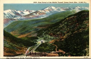 Postal East Portal Moffat Tunnel James Peak Continental Divide Colorado - Imagen 1 de 2