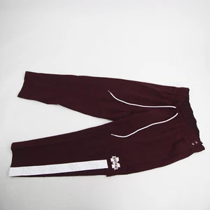Mississippi State Bulldogs adidas Athletic Pants Men's Maroon New - Picture 1 of 6