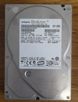 Hitachi Deskstar 160Go SATA 3,5" Disque Dur Interne - Photo 1/2