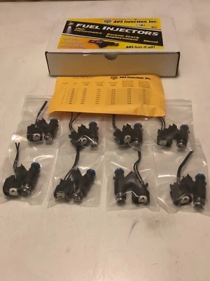 AUS 410cc HIGH FLOW Fuel Injectors Chevrolet Silverado GMC Sierra 2008-13 - Image 1 of 3