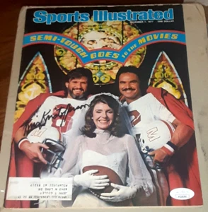 Kris Kristofferson Semi-Tough Football Movie SIGNED Sports Illustrated SI JSA 77 - Picture 1 of 2