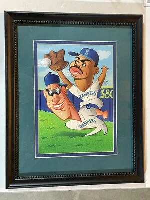 Pintura Original Griffey Jr UD Certificada SI PARA NIÑOS Aprox. 13” X 11” Nuevo Foto 1 de 4