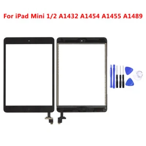 Vidrio frontal digitalizador de pantalla táctil genuino para IPAD MINI 1&2 panel de repuesto - Imagen 1 de 12