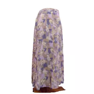 Falda midi vintage Sag Harbor estampado floral lavanda pequeña - Imagen 1 de 6