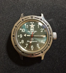 Vintage Vostok Komandirskie Military Russian Airborne Troops Watch Automatic - Picture 1 of 3