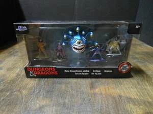 JADA DUNGEONS & DRAGONS DIE CAST FIGURES BEHOLDER-ORC-ELF-PALADIN-RANGER & BOO - Picture 1 of 8