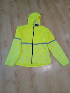 Crivit Men's Sports Jacket Reflective Hood Pockets Water Repellent Size XL  - Picture 1 of 11