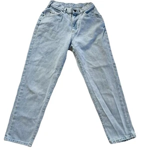 Vintage 90s Mom Jeans Lee Original Damen 10P Petite Light Blue Tapered Leg - Bild 1 von 12