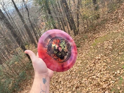 Lone Star Tombstone Glow NEW Dyed Lone Wolf Stamp 172g Pink Purple Disc Golf - Image 1 of 4