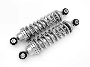 Muelles cromados universales Street Rod Coilovers bobina sobre amortiguadores 250 # lb - Imagen 1 de 5