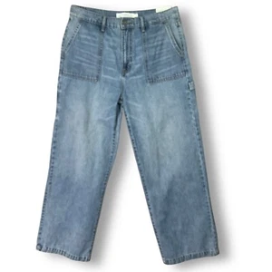 Hidden Logan Carpenter Wide Leg Dad Jeans Sz 31 NWT Blue - Picture 1 of 11
