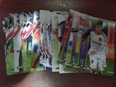 Real Salt Lake Topps MLS Trading Cards plus binder - 27 Different! 2013-2015 - Image 1 of 4
