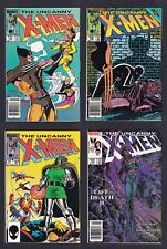 Uncanny X-Men #195-198 Newsstands Marvel 1985 Sienkiewicz/Windsor-Smith Covers