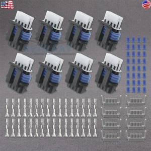 8x Ignition Coil Connector kit for GMC Chevy LQ9 LQ4 LS2 LS7 LS3 Truck - Picture 1 of 11