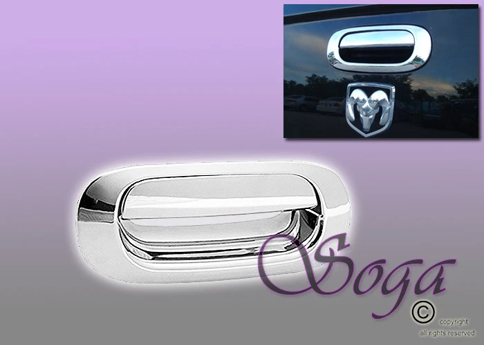 FOR 1997-2011 DODGE DAKOTA CHROME TAILGATE TRUNK DOOR HANDLE COVER 10 US SELLER! - Image 1 of 1