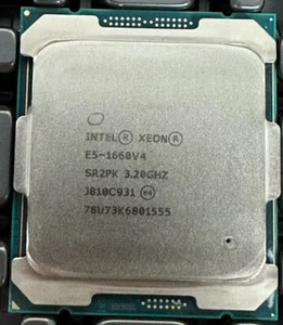 Intel Xeon e5-1660 v4 CPU processor sr2pk 8-core 3.20ghz 20mb 2011-3 140w 1660v4 - Afbeelding 1 van 2