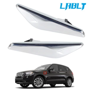 LABLT Right&Left Fender Turn Signal Light Lamp Trim For X3 F25 X4 F26 2013-2017 - Picture 1 of 9