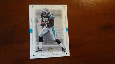 1999 UPPER DECK SP AUTHENTIC # 14 WESLEY WALLS  FOOTBALL CARD - Image 1 of 2