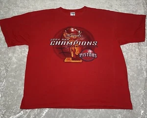 Detroit Pistons Shirt Men Size XXL 2004 World Championship Shirt NBA Finals - Picture 1 of 6