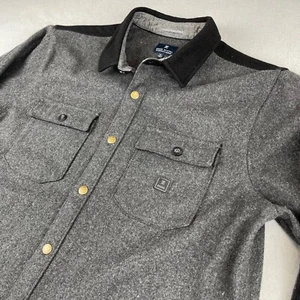 Camisa Roark Revival Para Hombres XL Gris Nordsman Ajuste Clásico Mezcla de Lana Franela - Imagen 1 de 17