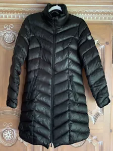 DL2 by DAWN LEVY-ABBEY CHEVRON PUFFER QUILTED DOWN COAT-BLACK-SMALL - Picture 1 of 10