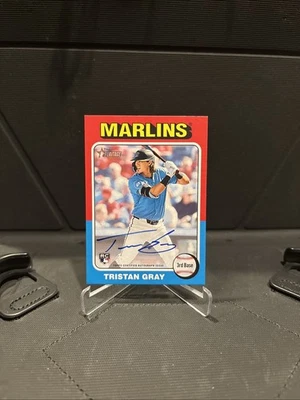 2024 Topps Heritage High Number Real One Tristan Gray #ROA-TG Rookie Auto RC - Image 1 of 2