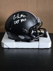 Cody Simon Ohio State Buckeyes Signed Black Speed Mini Helmet Prime Time Cert. - Picture 1 of 6