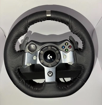 Logitech G920 Driving Force VOLANTE + PEDALI per Xbox One, X/S, PC, Nero - Image 1 of 4