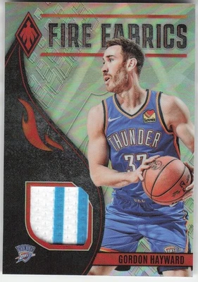 Telas Gordon Hayward 2023-24 Panini Phoenix Fire MEM #FF-HAY Foto 1 de 2