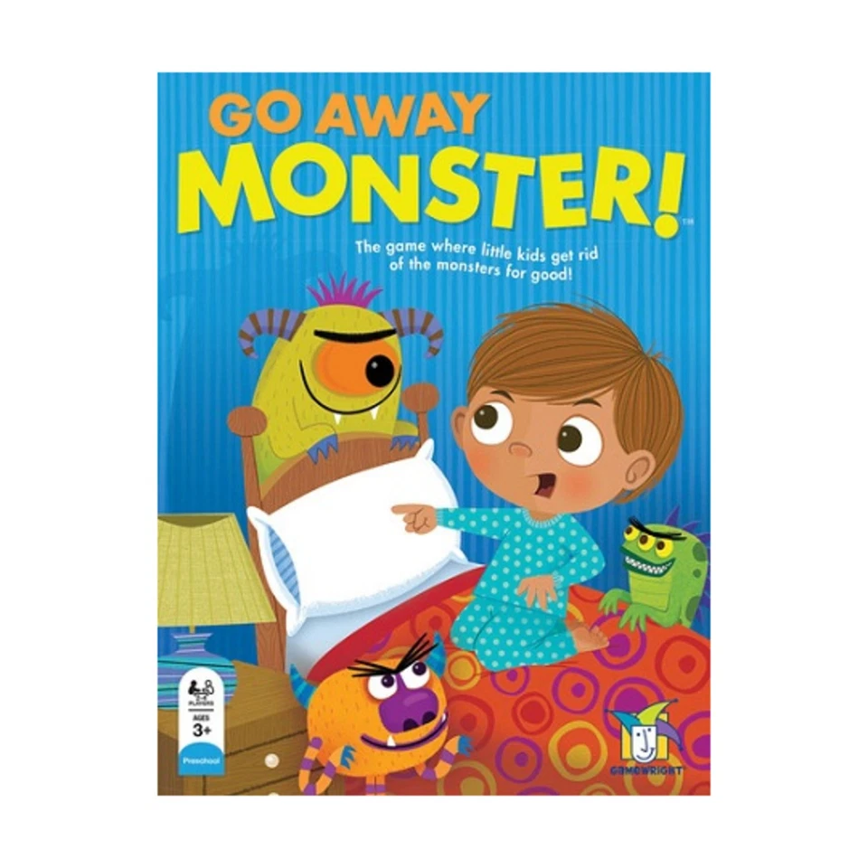 Gamewright Boardgame Go Away Monster! Box VG+/NM - Image 1 of 1
