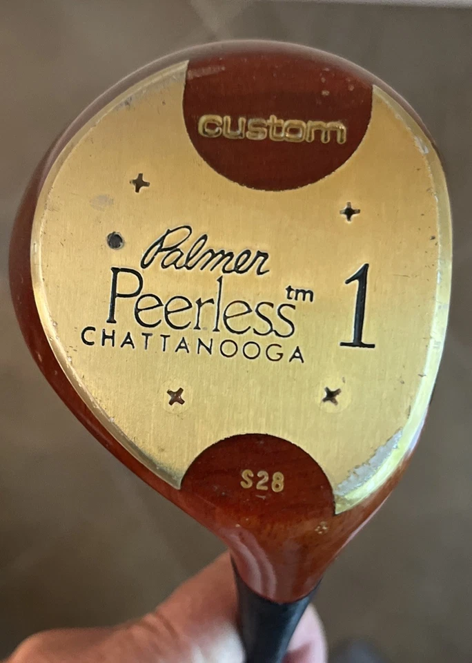 Palmer Peerless Chattanooga PERSONALIZADO S26 Caqui Driver Cuero Neumano Firme Derecha Foto 1 de 4