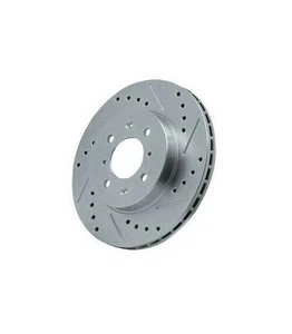 OEM PowerStop JBR-1309XL Evolution Drilled Slotted Rotor TOYOTA Left Side Front. - Picture 1 of 4