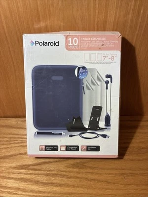 POLAROID 10 Pc 7-8" Tablet Accessories Damaged Open Box! (2A)   - Image 1 of 4